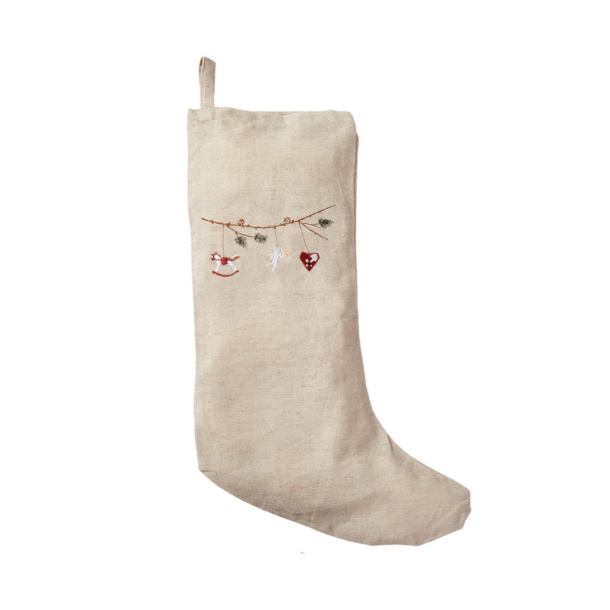 Julesok l Julesok med broderet julemotiver l 30x50 cm l Speedtsberg l 