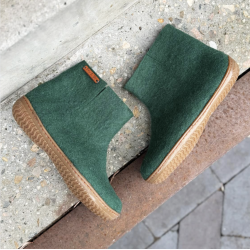 Uldstvle l 100% ren uld l Grn m/gummisl l Dansk Design l SHUS l