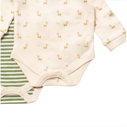 Body'er I st med 2 stk l Baby &amp; brnetj l koloisk l Little Green Radicals l 