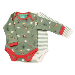 Body l St med 2 stk l Baby & brnetj l kologisk l Little Green Radicals l 