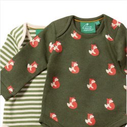 Body'er I st med 2 stk I Baby &amp; brnetj l kologisk l Little Green Radicals l 