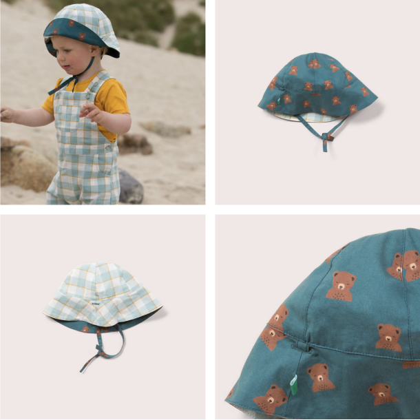 Solhat l Vendbar l Baby &amp; brnetj l kologisk l Little Green Radicals l 