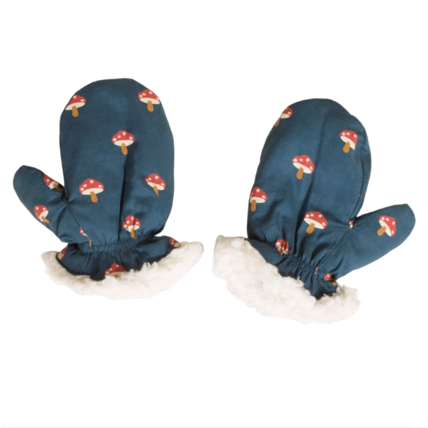 Vanter | Baby &amp; Brn | Vanter med svampe print l kologisk l Little Green Radicals |