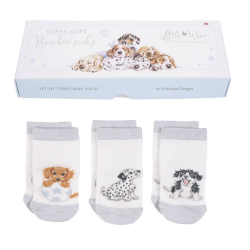 Strmper l Blde baby strmper l Bambus l Pakke med 3 l Wrendale Designs l 