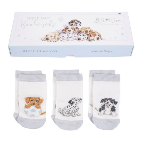 Strmper l Blde baby strmper l Bambus l Pakke med 3 l Wrendale Designs l 