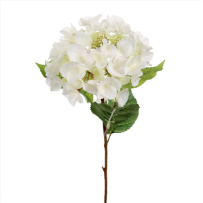 Hortensia l Hvid l Kunstige blomster l Evigheds blomst l Mr Plant l 