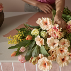 Tulipan l Gul l 36cm l Kunstige blomster l Evigheds blomst l MrPlant l 