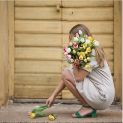 Tulipan l Hvid l 36cm l Kunstige blomster l Evigheds blomst l MrPlant l 