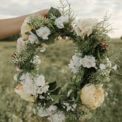 Evighedsblomst l Kunstig blomst l Rose l Gul l 55 cm l Mr Plant l 