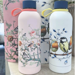 Drikkedunk l Hvid l Med fugle l 500ml l Kkken l Heinen Delfts Blauw l