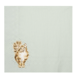 Servietter med kattemotiv I Wrendale I Milj�venlige