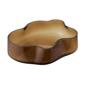 Fad i glas | Smoked Brun |�29,5x24x7cm