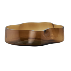 Fad i glas | Smoked Brun |�29,5x24x7cm