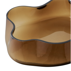 Fad i glas | Smoked Brun |�29,5x24x7cm