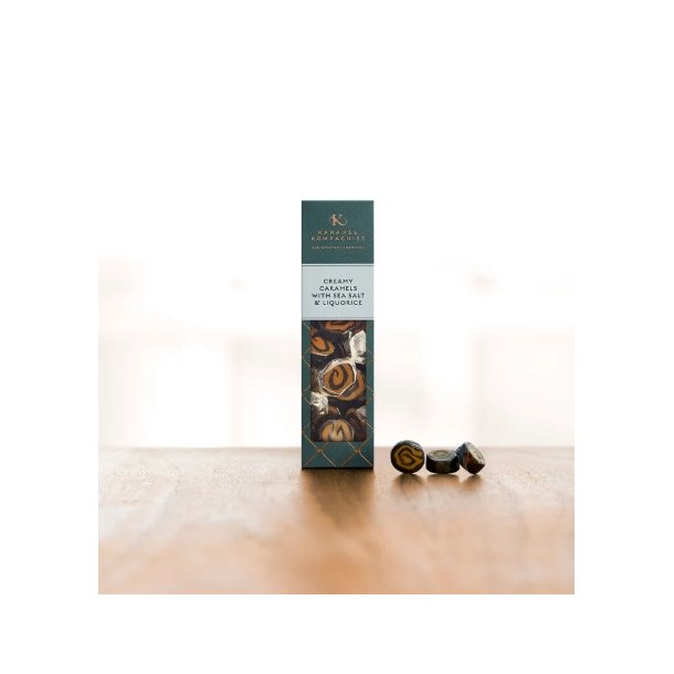 Karameller l Karamel kompagniet l Lakrids &amp; fl�de med sydesalt l 138g
