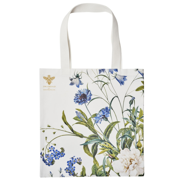 BOMULDSTASKE KOLOGISK - BLUE FLOWER GARDEN JIM LYNGVILD | Koustrup &amp; Co