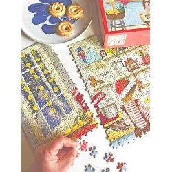 Adventskalender med puslespil | 4 �sker