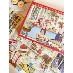 Adventskalender med puslespil | 4 �sker