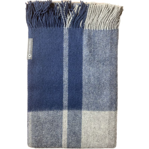 Uld Plaid i 100 % uld. l Kattegat bl tern