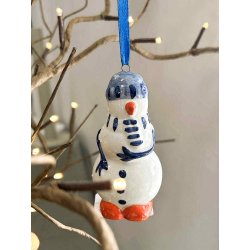 Juleophng I Snemand I Heinen Delfts Blauw