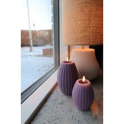 LED Lys l Deluxe Homeart l Lilla rillelys l D10 x H15