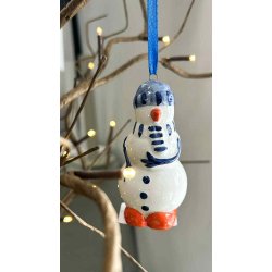 Juleophng I Snemand I Heinen Delfts Blauw