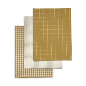 Viskestykker i Genanvendt Bomuld | 3 stk. pakke | Khaki | Engholm