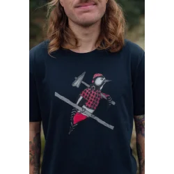 T-shirt | Woodpecker -  Blueberry | Lakor