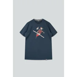 T-shirt | Woodpecker -  Blueberry | Lakor