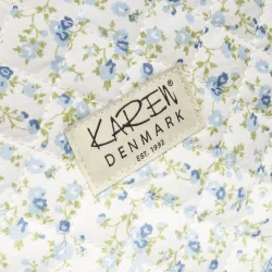 Toilettaske | Bl� blomstret | Karen