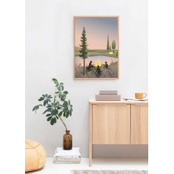 Vissevasse, CAMPFIRE  plakat, 30x40cm