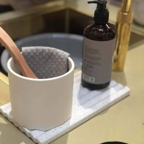 Lbech Living, Wave blomsterpotte, Lysebrun mat