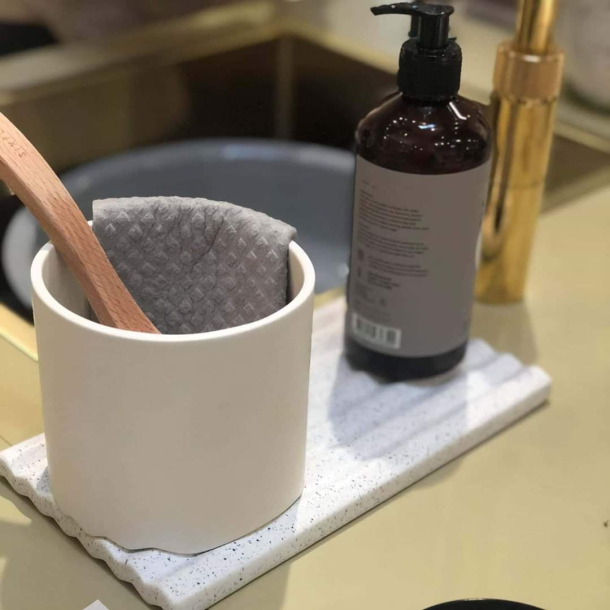 Lbech Living, Wave blomsterpotte, Lysebrun mat