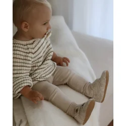 Hjemmesko i uldfilt til b�rn | Beige 