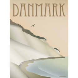 Vissevasse, DANMARK Klinten  plakat, 50x70cm