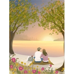 Plakat | Peaceful moment - poster | Vissevasse | 30x40cm