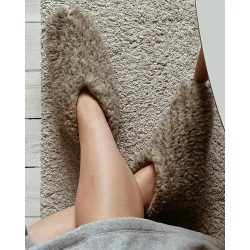 Hjemmesko i 100% merinould | Lav model I Lysegr�