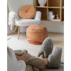 Hjemmesko i 100% merinould | Lav model I Lysegr�