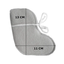 Babyfutter i uld | Beige | 0-3 mdr