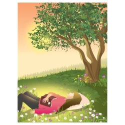 Plakat | taking a nap - poster | Vissevasse | 30x40cm