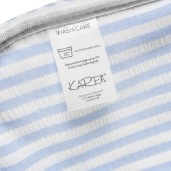 Toilettaske | Bl� blomstret | Karen