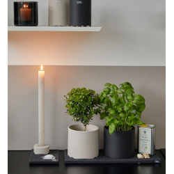 Lbech Living, Wave blomsterpotte, Lysebrun mat