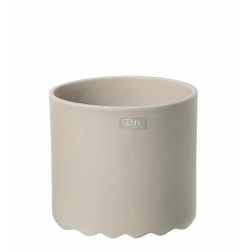 Lbech Living, Wave blomsterpotte, Lysebrun mat