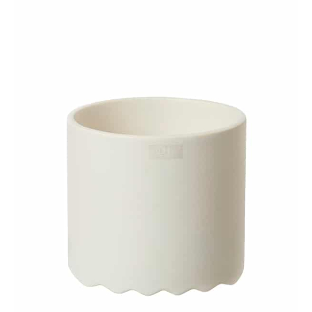 Lbech Living, Wave blomsterpotte, Hvid mat