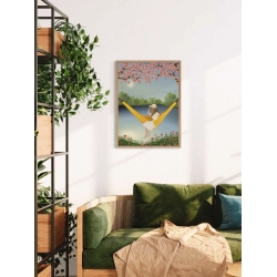 Plakat | The yellow hammock - poster | Vissevasse | 30x40cm
